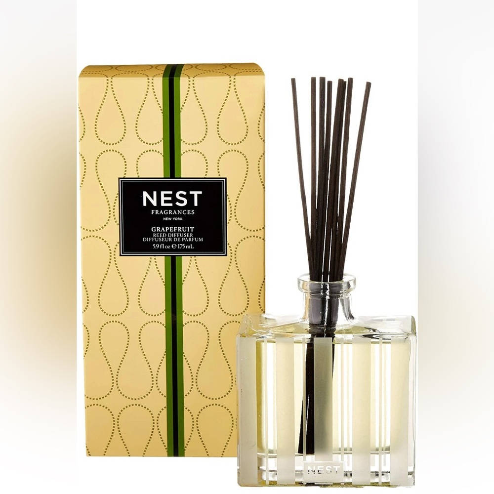NEW NEST Fragrances Reed Diffuser- Grapefruit, 5.9 fl oz